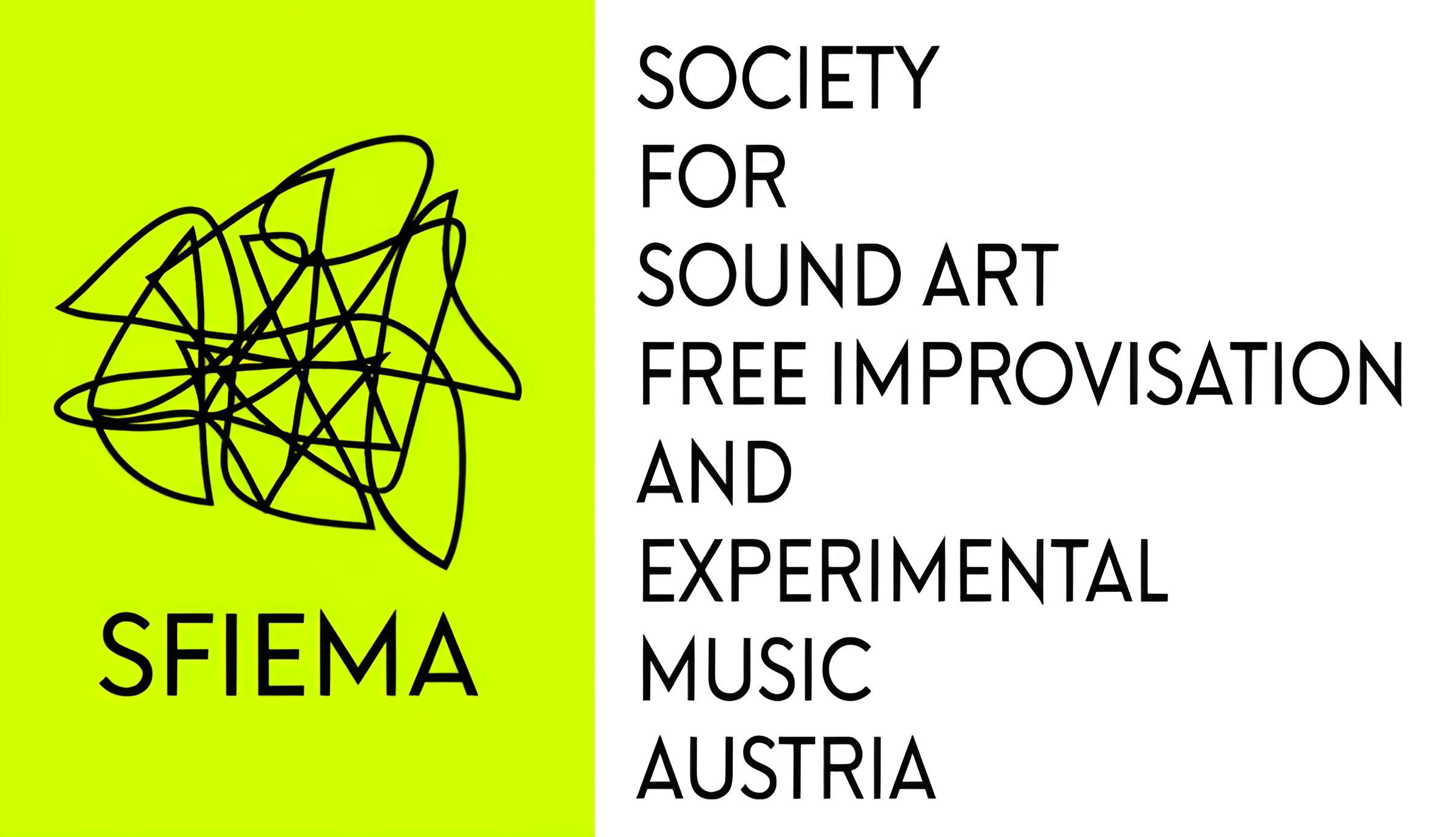Logo: SFIEMA – Society for Sound Art, Free Improvisation and Experimental Music Austria Logo: SFIEMA – Society for Sound Art, Free Improvisation and Experimental Music Austria