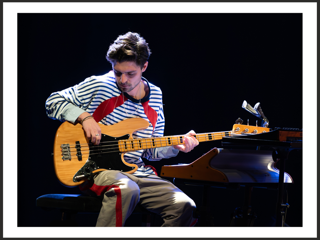 Maximilian Rehrl beim Kickjazz Festival 2025 © Werner Müller Maximilian Rehrl beim Kickjazz Festival 2025 © Werner Müller