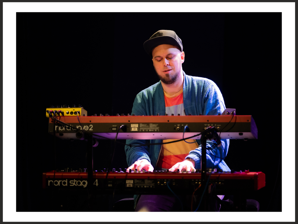 Philipp Nykrin beim Kickjazz Festival 2025 © Werner Müller Philipp Nykrin beim Kickjazz Festival 2025 © Werner Müller